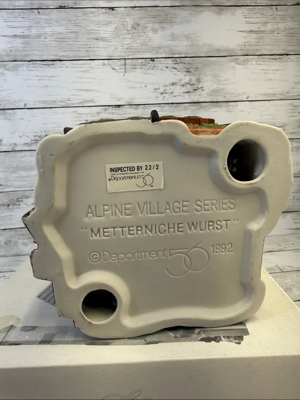 Department 56 Metterniche Wurst Alpine Heritage Village Series #5618-9 Porcelain